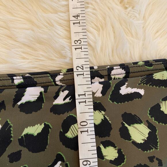 Adrienne Vittadini Leopard Print Ankle Length Activewear Leggings Large NWOT - Picture 10 of 10